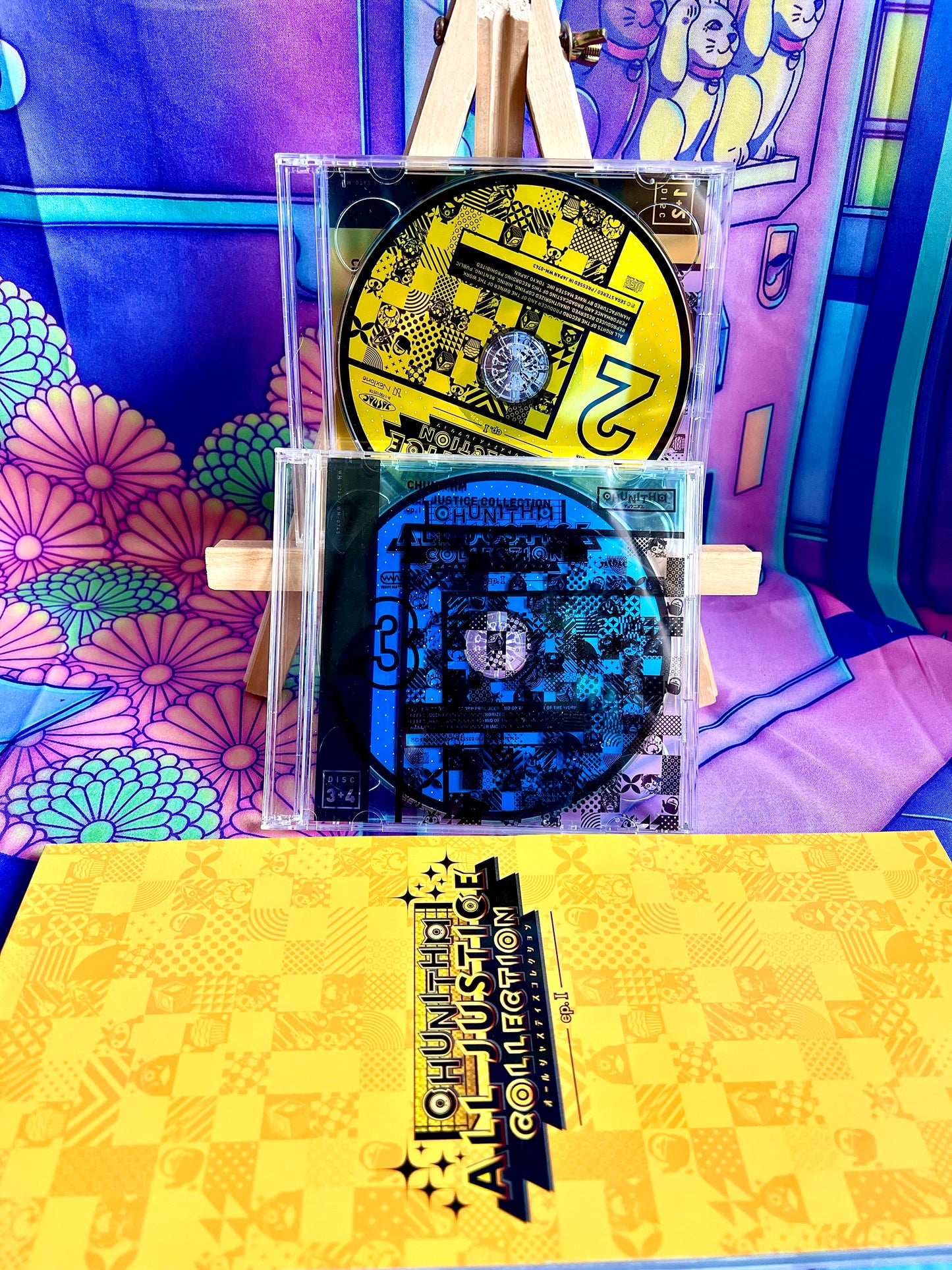 Album CD Compilation - Chunithm All Justice Collection ep I 1 - 4cd + Artbook - Sega - Occasion
