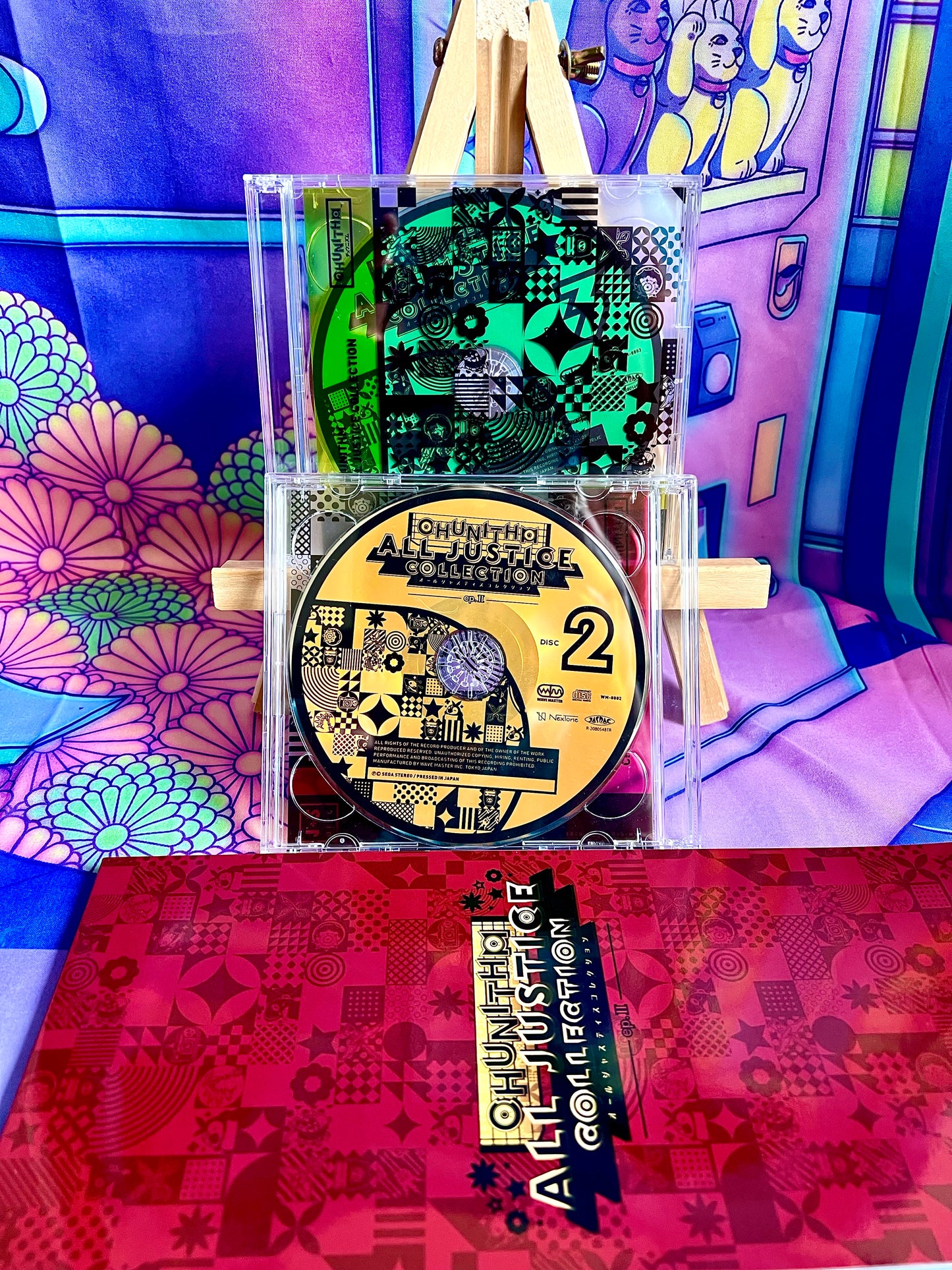 Album CD Compilation - Chunithm All Justice Collection ep II 2 - 4cd + Artbook - Sega - Occasion