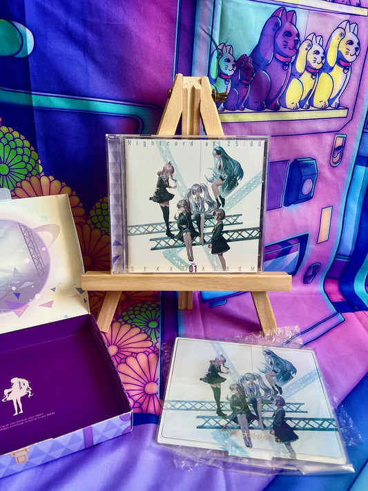 CD Album - Project Sekai Colorful Stage ft. Hatsune Miku - Nightcord at 25 - Sekai Album vol.1 - Limited edition (Not complete!)