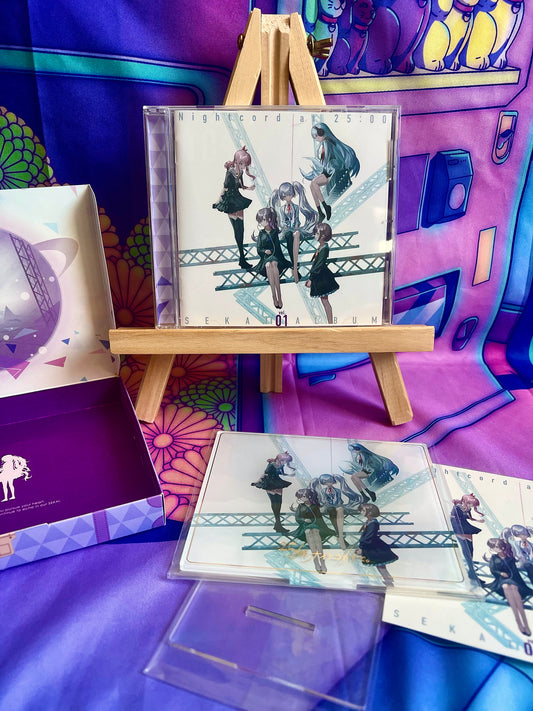 CD Album - Project Sekai Colorful Stage ft. Hatsune Miku - Nightcord at 25 - Sekai Album vol.1 - Limited edition