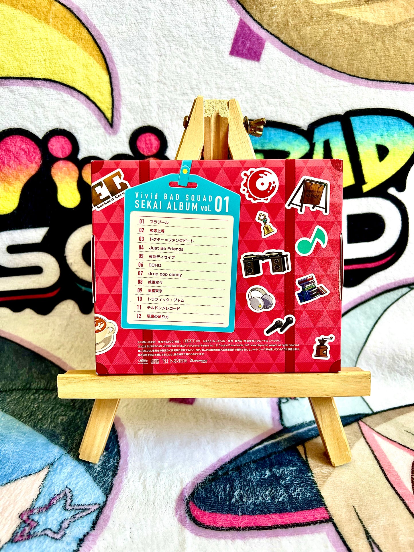 Album CD - Project Sekai Colorful Stage ft. Hatsune Miku - Vivid Bad Squad - Sekai Album vol.1 - Edition limitée