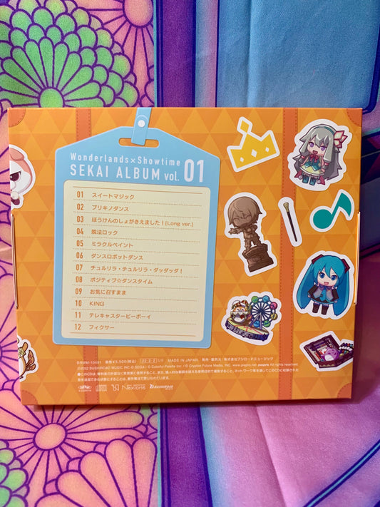 Album CD Project Sekai ft. Hatsune miku - Wonderlands×Showtime SEKAI ALBUM vol.1 - Limited edition - Used