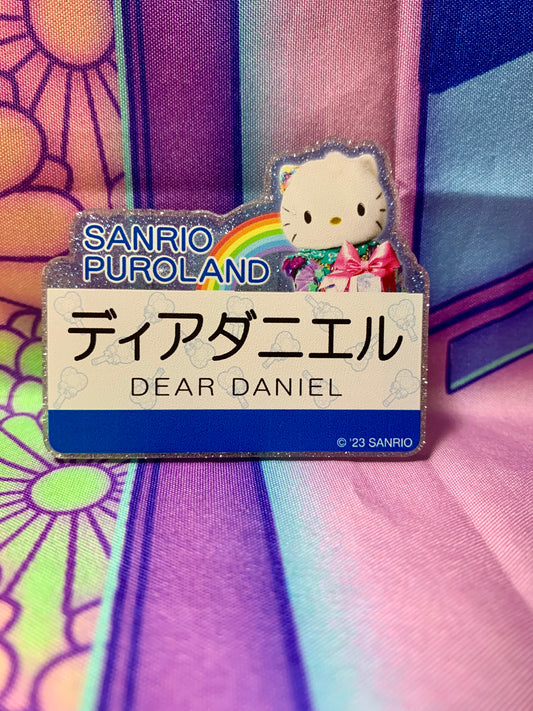 Badge - Dear Daniel - Sanrio Puroland 2023 - Like new