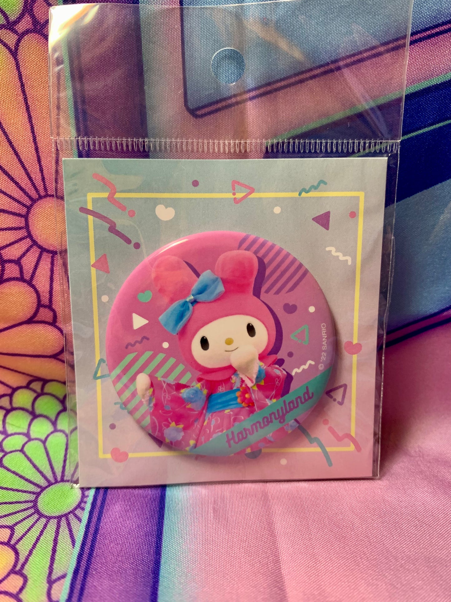 Badge Rond - My Melody - Sanrio Harmonyland - 2022 - Neuf