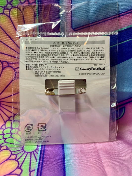 Apple Badge - Hello Kitty - Sanrio Puroland - 2024 - New