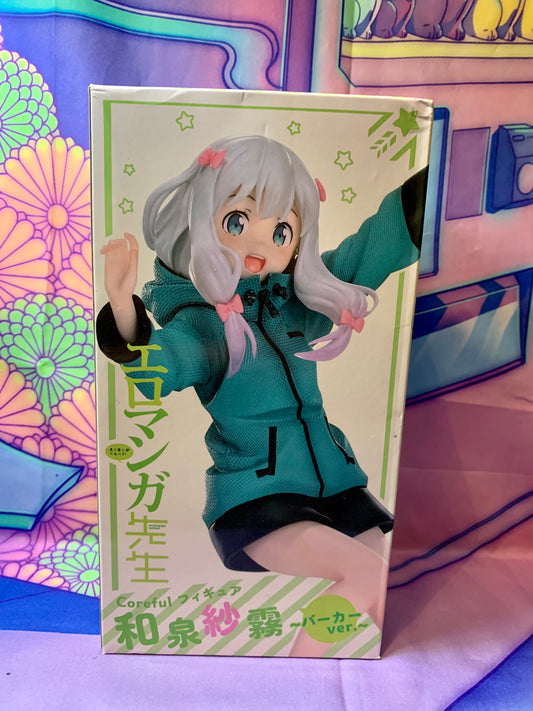 Eromanga Sensei - Izumi Sagiri - Coreful Figure - Parka Ver. - Taito - Used (Damaged box)