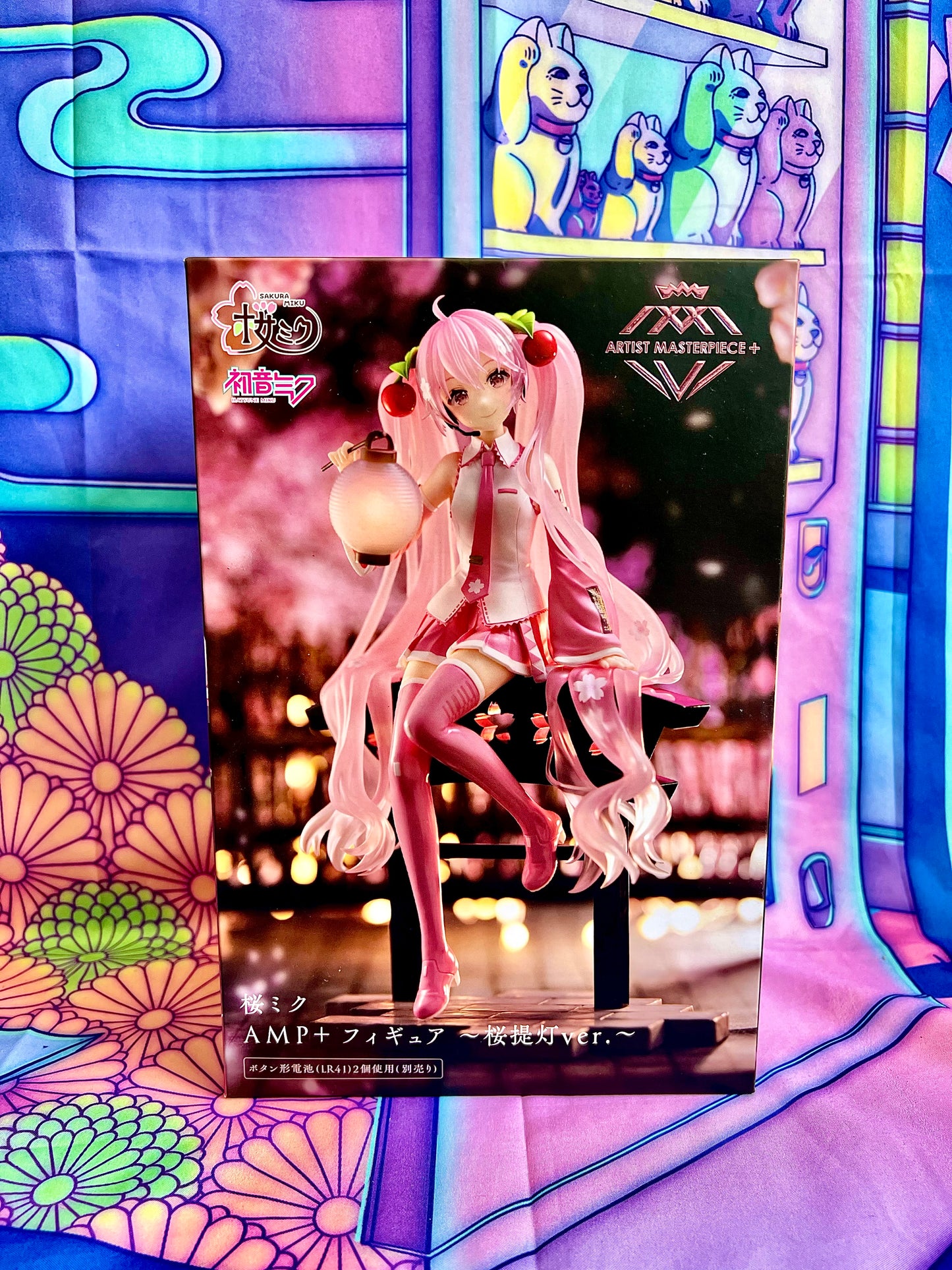 Figurine - Hatsune Miku - Artist MasterPiece+ - Sakura Lantern Ver - Taito - 18cm - Neuve