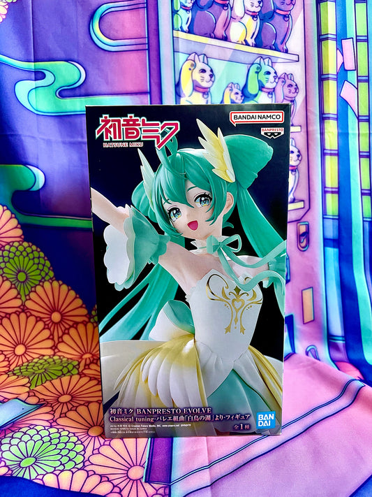 Figurine - Hatsune Miku - Evolve - Classical Tuning Swan Lake - Bandai - 21cm