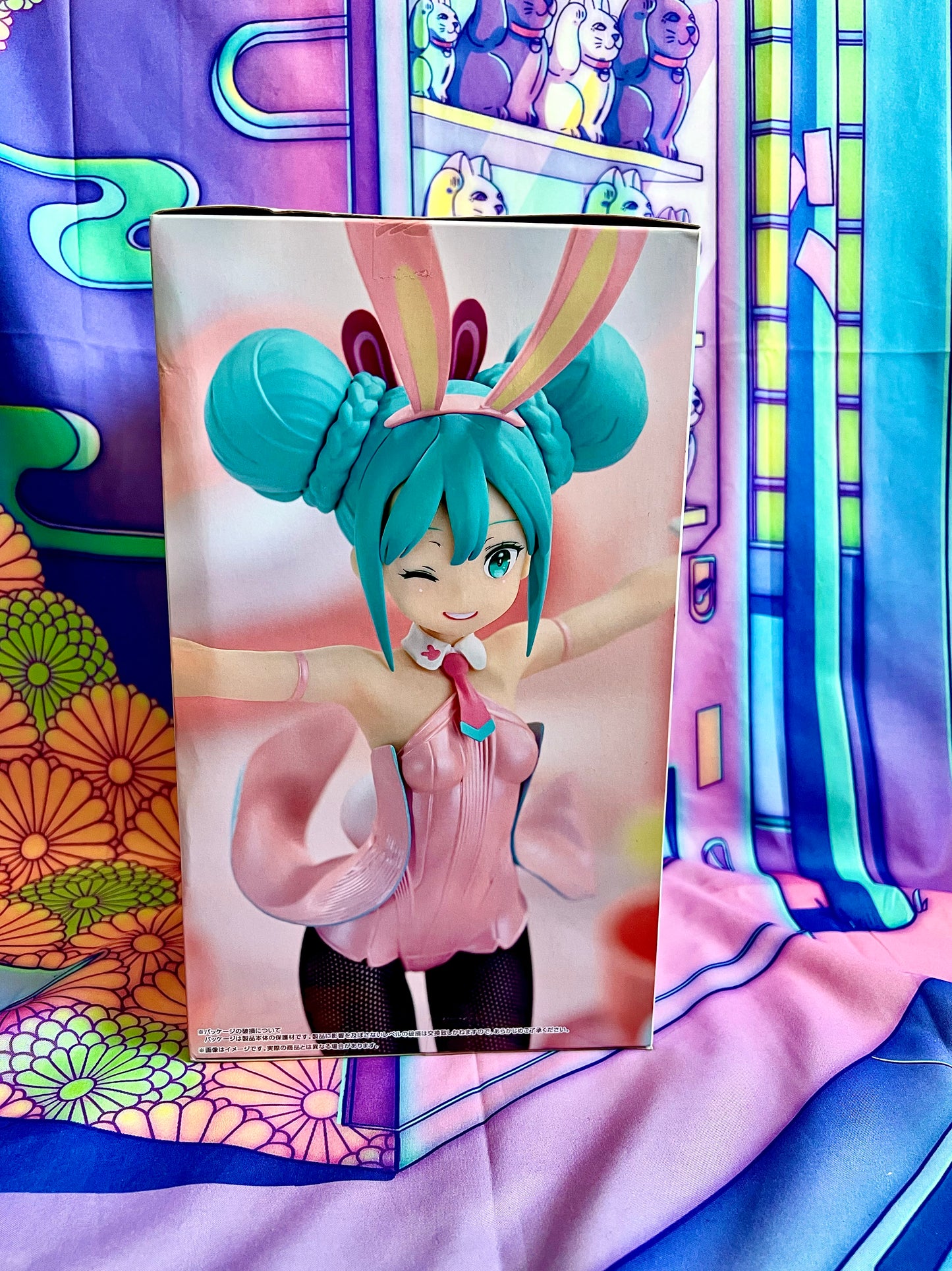 Figurine - Hatsune Miku - BiCute Bunnies - Wink Pearl Pink ver - FuRyu - 30cm