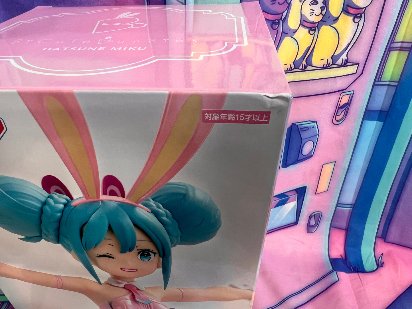 Hatsune Miku Figure - BiCute Bunnies - Wink Pearl Pink ver. - FuRyu - 30cm - New
