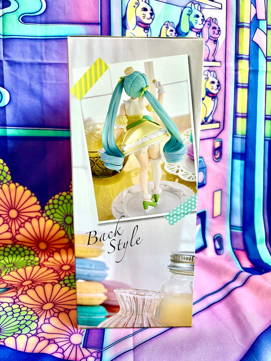 Figurine - Hatsune Miku - Exceed Creative - Sweet Sweets - Lemon Macaron ver - FuRyu - 21cm - New