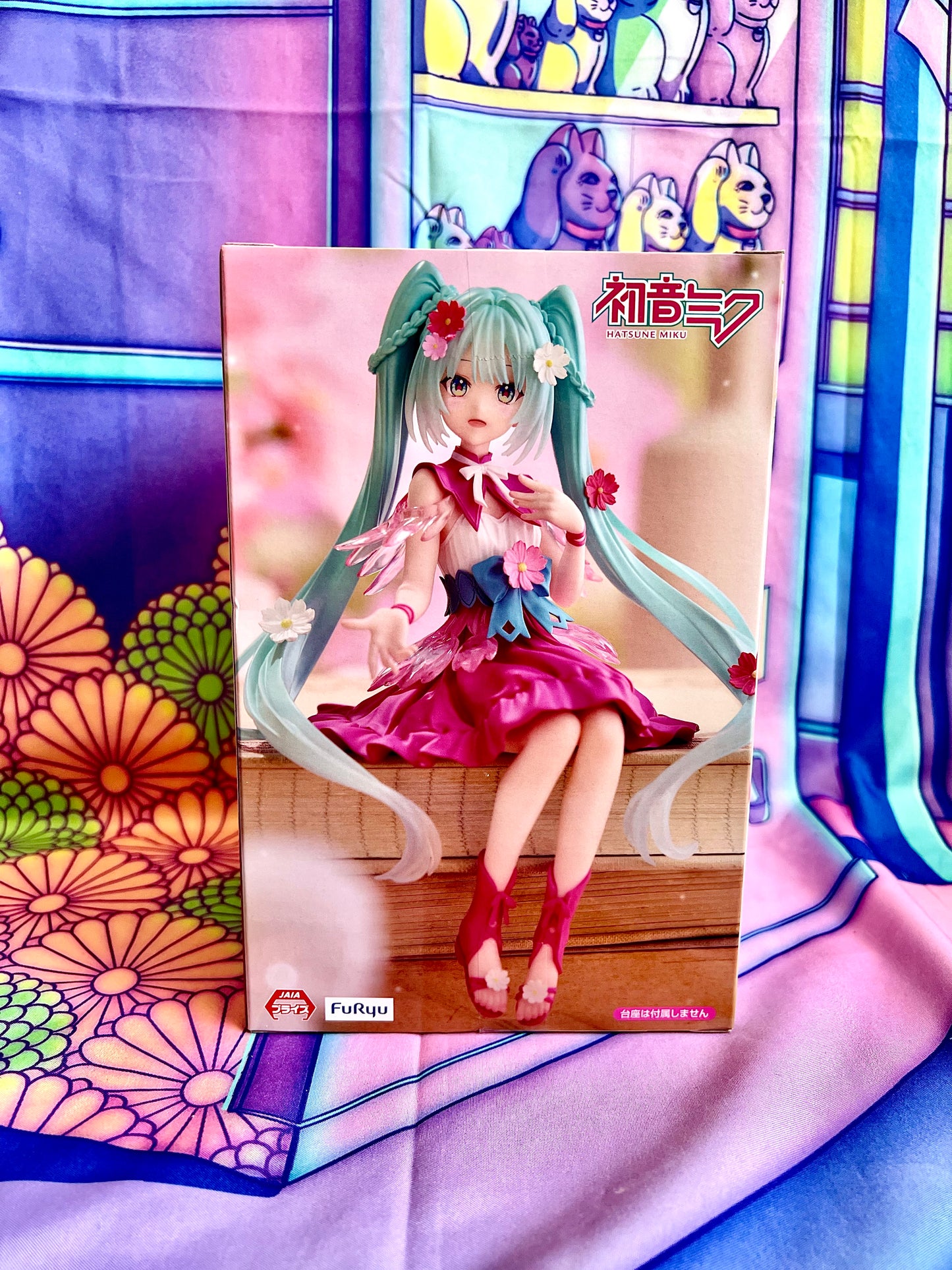 Figurine - Hatsune Miku - Flower Fairy - Noodle Stopper - Cosmos - FuRyu - 14cm - Neuve