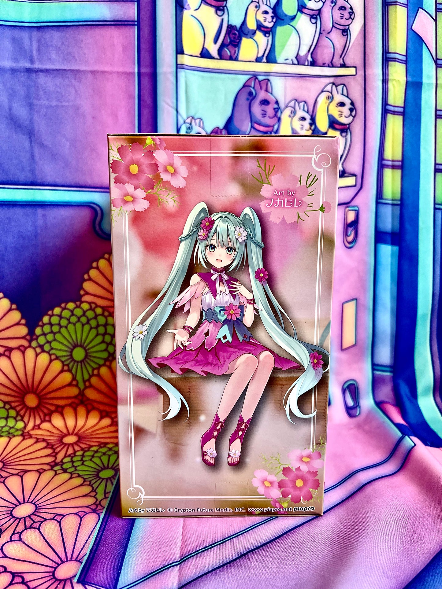 Figurine - Hatsune Miku - Flower Fairy - Noodle Stopper - Cosmos - FuRyu - 14cm - Neuve