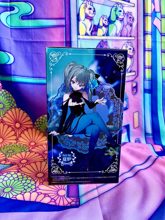 Figurine - Hatsune Miku - Flower Fairy - Noodle Stopper Figure - Blue Rose - FuRyu - 14cm