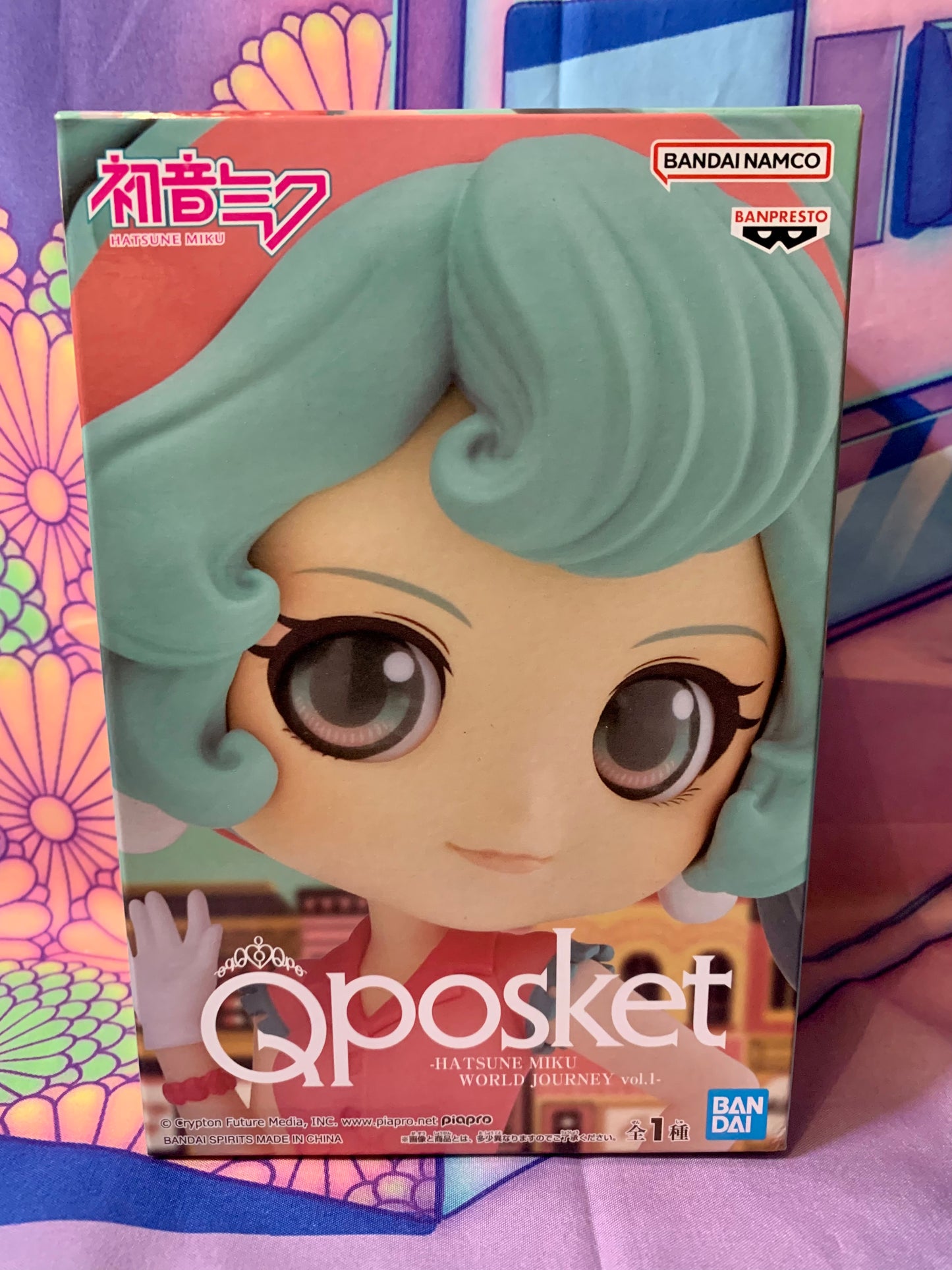 Hatsune Miku - World Journey - Q Posket - Bandai spirits - Neuve