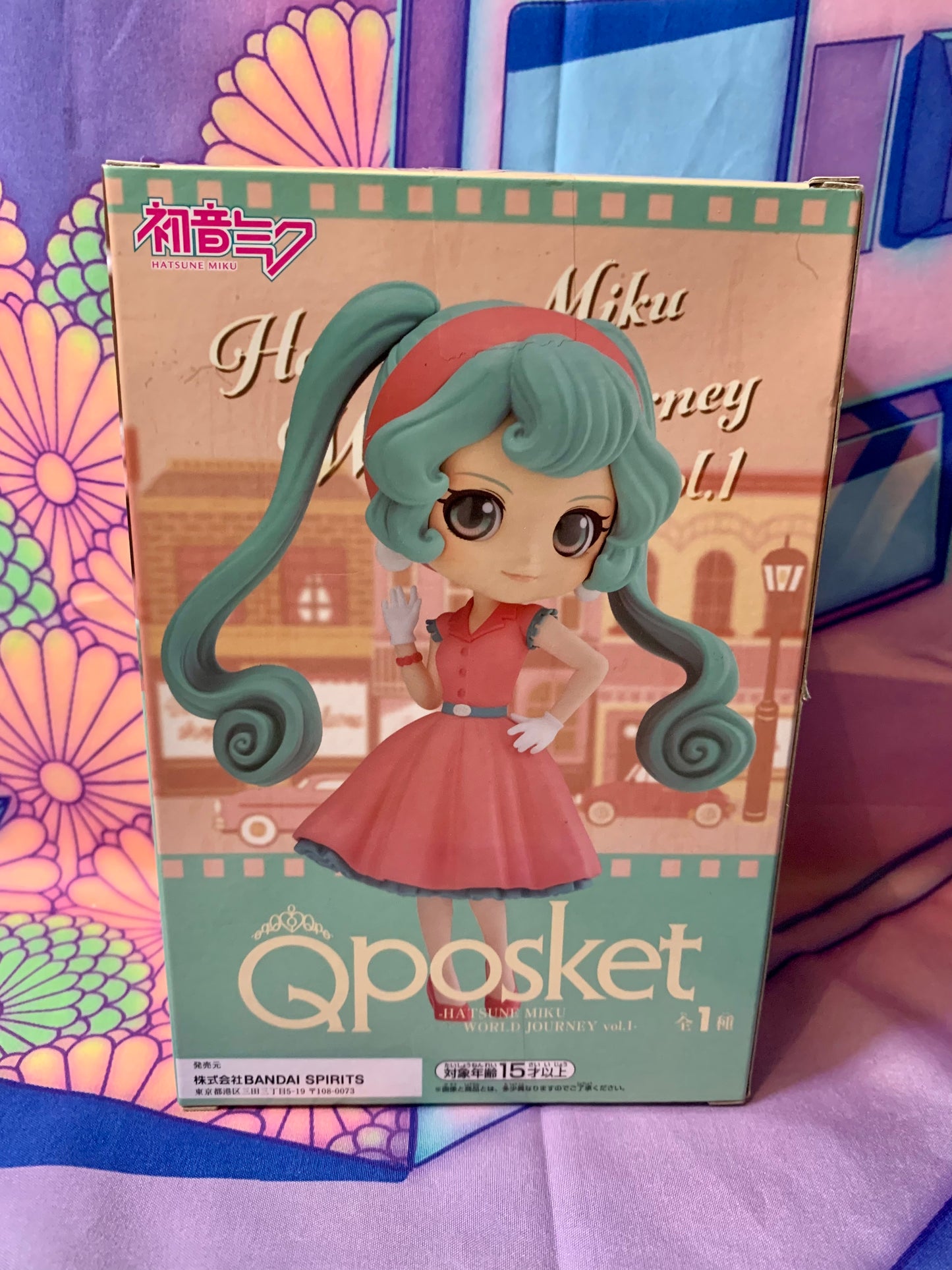 Hatsune Miku - World Journey - Q Posket - Bandai spirits - Neuve