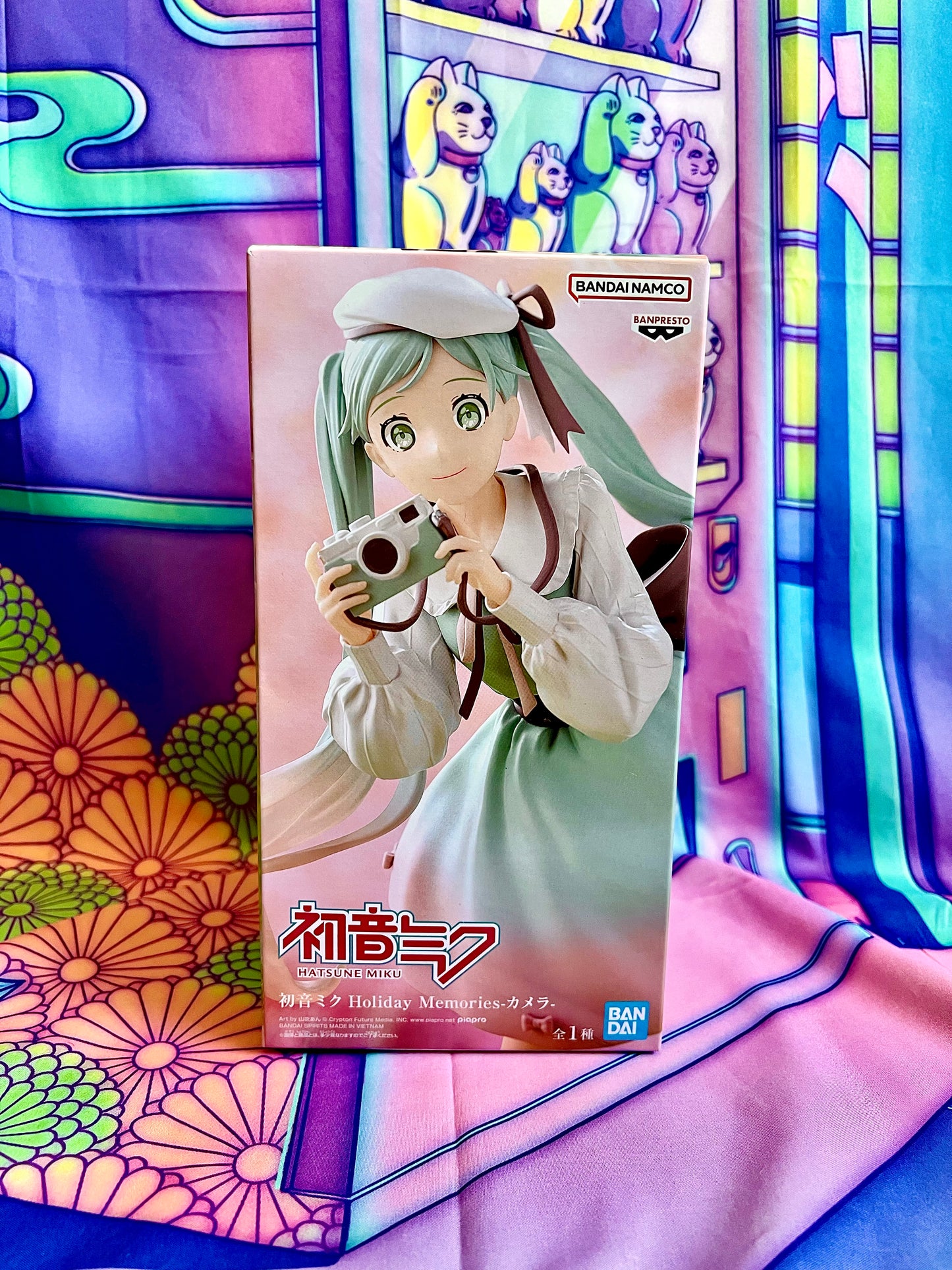 Figurine - Hatsune Miku - Holiday Memories - Camera - Bandai - 20cm
