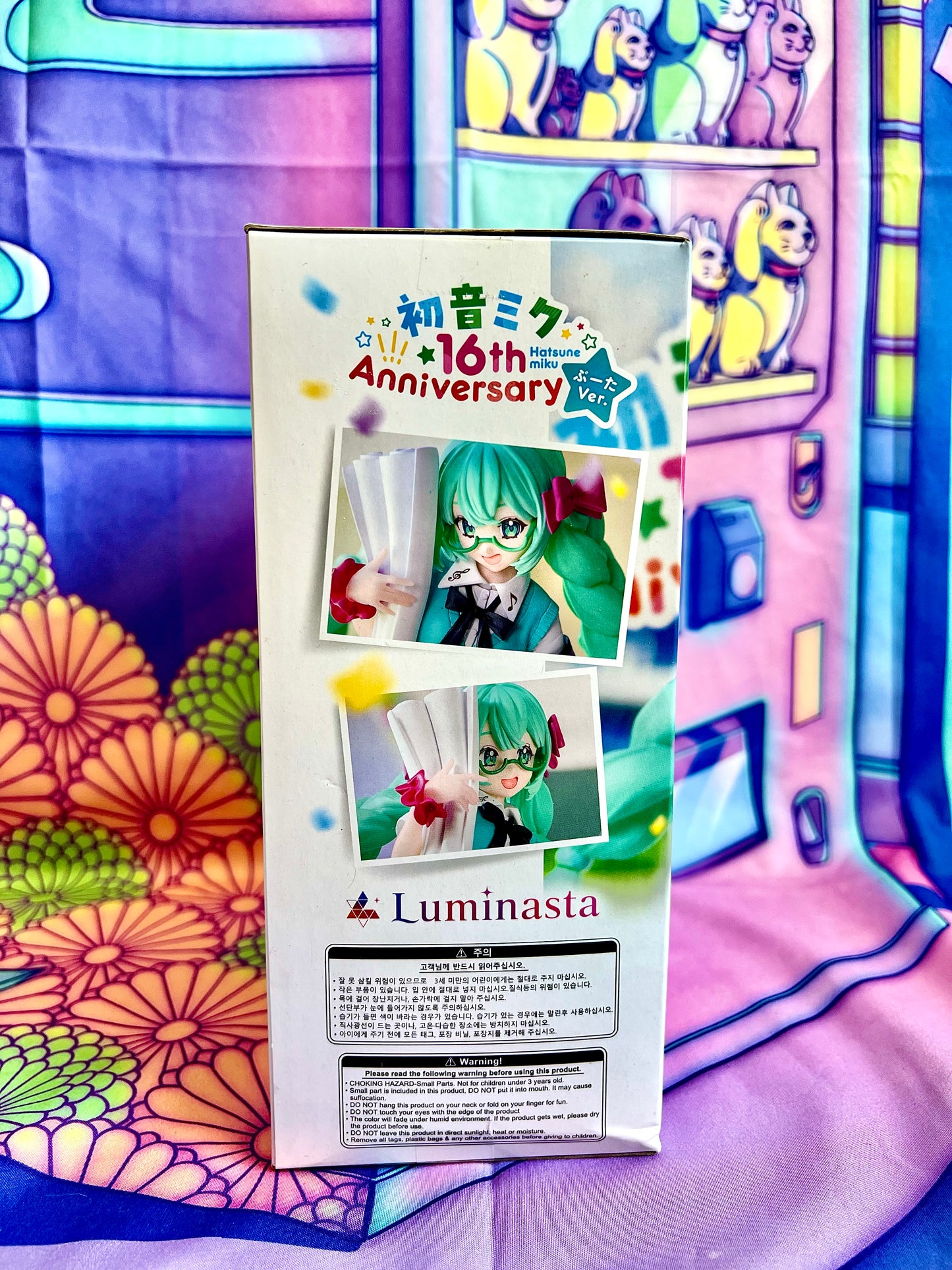 Figurine - Hatsune Miku - Luminasta - 16th Anniversary Booota Ver. - Sega - 18cm - Neuve