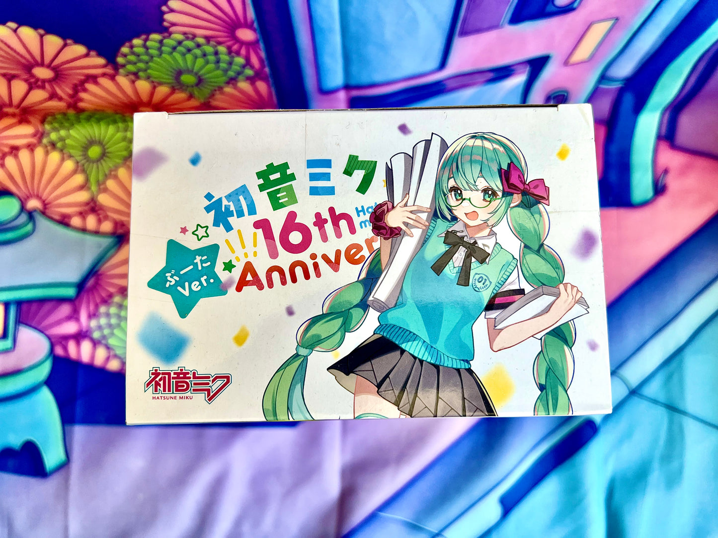 Figurine - Hatsune Miku - Luminasta - 16th Anniversary Booota Ver. - Sega - 18cm - Neuve