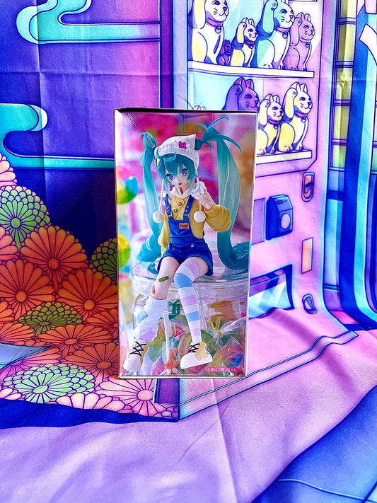 Figurine - Hatsune Miku - Noodle Stopper Figure - Lollipop - 15cm (Damaged box B)