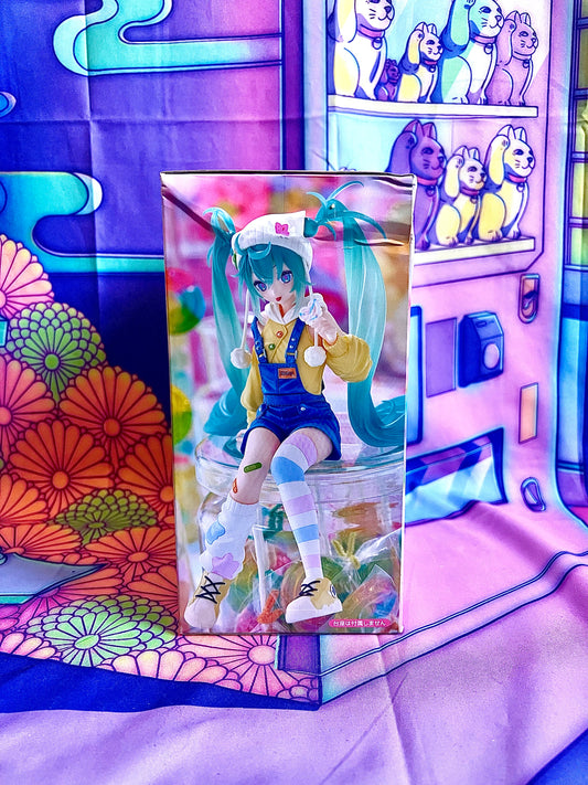 Figurine - Hatsune Miku - Noodle Stopper Figure - Lollipop - 15cm (Damaged box)