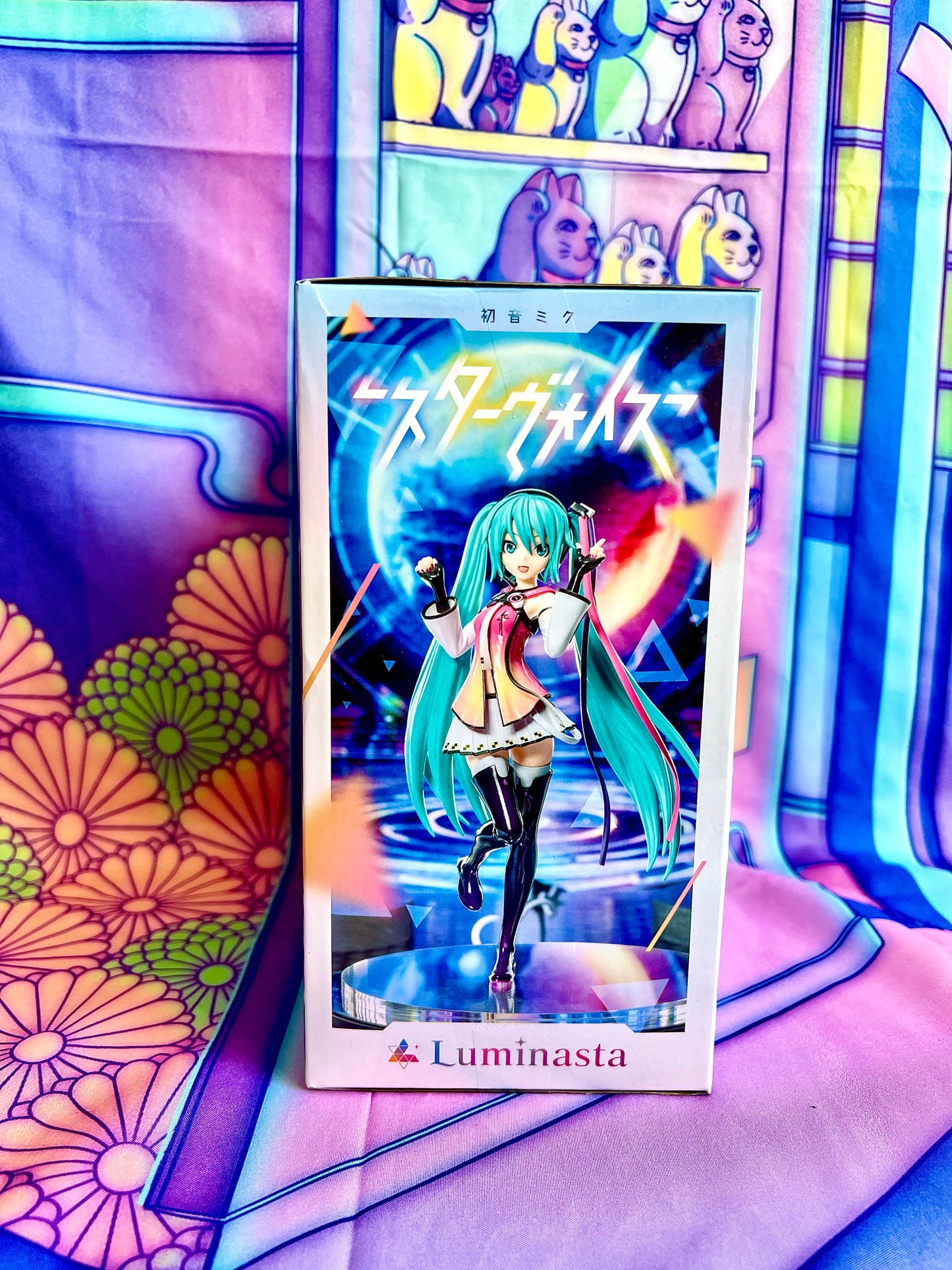 Figurine - Hatsune Miku - Project Diva Mega 39's - Luminasta - Star Vocalist - SEGA - 18cm - New