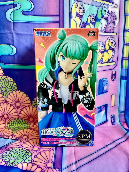 Figurine - Hatsune Miku - Project Sekai - SPM Figure - Street no Sekai - SEGA - 22cm - New