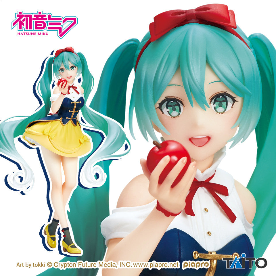 Figure - Hatsune Miku - Wonderland Series - Shirayukihime - 18cm (Damaged box)