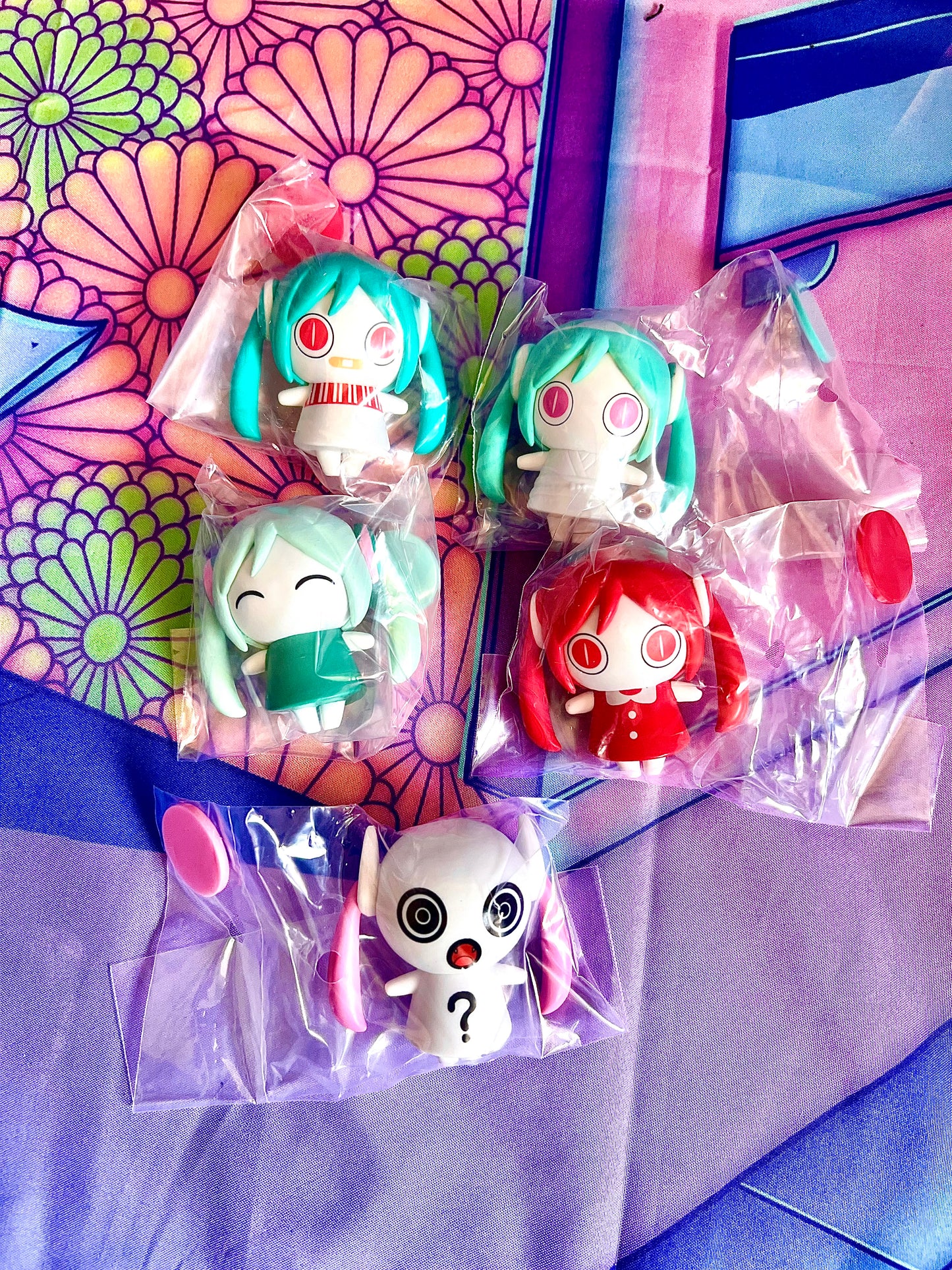 Figurine - PinocchioP ft. Hatsune Miku - Aimaina Doshite-Chan - Full set of 5 - Fukuya - 5cm