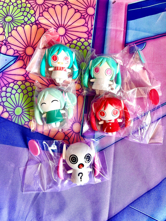 Figurine - PinocchioP ft. Hatsune Miku - Aimaina Doshite-Chan - Full set of 5 - Fukuya - 5cm