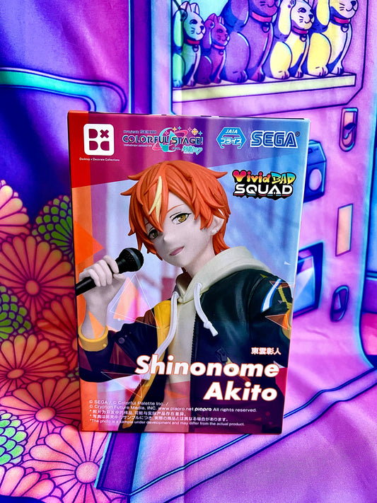 Figurine - Akito Shinonome - Project Sekai Colorful Stage ft. Hatsune Miku - Vivid Bad Squad - Desktop×Decorate - 16cm - Sega