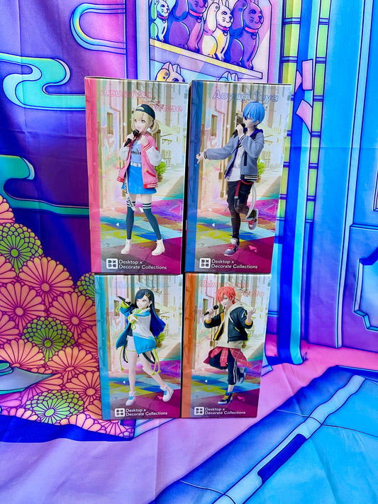 Figure - Vivid Bad Squad - Project Sekai Colorful Stage ft. Hatsune Miku - Desktop×Decorate - 16cm - Sega - Set of 4