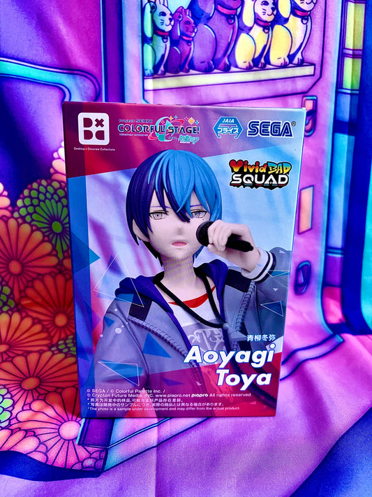 Figure - Toya Aoyagi - Project Sekai Colorful Stage ft. Hatsune Miku - Vivid Bad Squad - Desktop×Decorate - 16cm - Sega