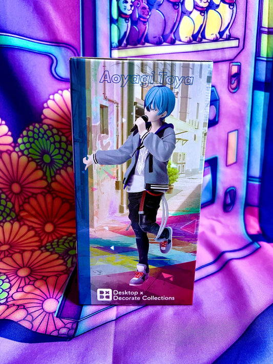 Figure - Toya Aoyagi - Project Sekai Colorful Stage ft. Hatsune Miku - Vivid Bad Squad - Desktop×Decorate - 16cm - Sega