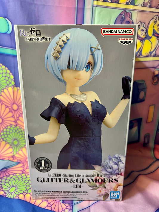 Figure Figurine - Re Zero - Rem - Glitter & Glamours - Bandai Spirits - New - 23cm