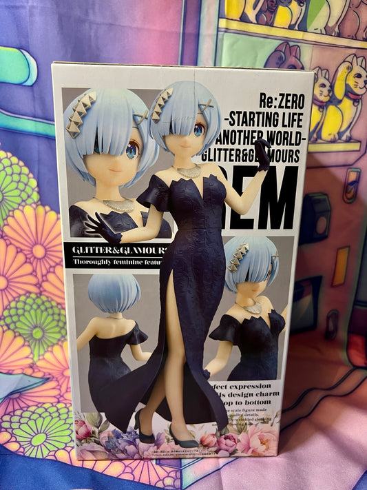 Figure Figurine - Re Zero - Rem - Glitter & Glamours - Bandai Spirits - New - 23cm