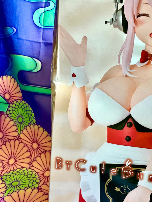 Figurine - Super Sonico - BiCute Bunnies - Waitress ver. - FuRyu - 28cm (Damaged box)