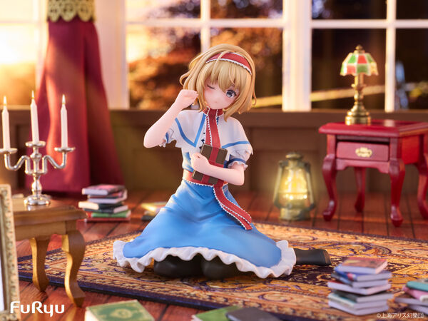 Figurine - Touhou Project - Alice Margatroid - Noodle Stopper - FuRyu - 10cm (Damaged box)