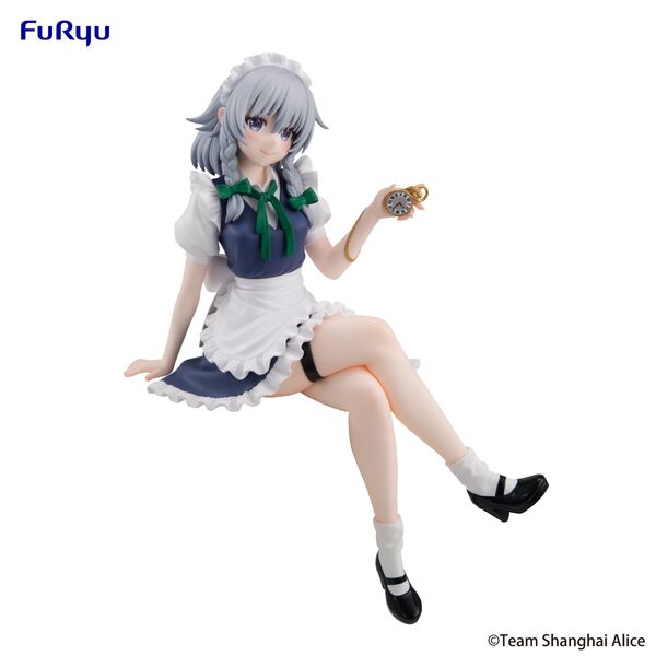 Figurine - Touhou Project - Izayoi Sakuya - Noodle Stopper - FuRyu - 14cm - New