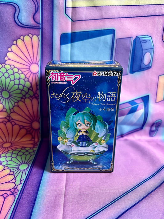 Figurine / Figure - Vocaloid Hatsune Miku - Starrium Room - Re-Ment - 11/12cm - 1x Box