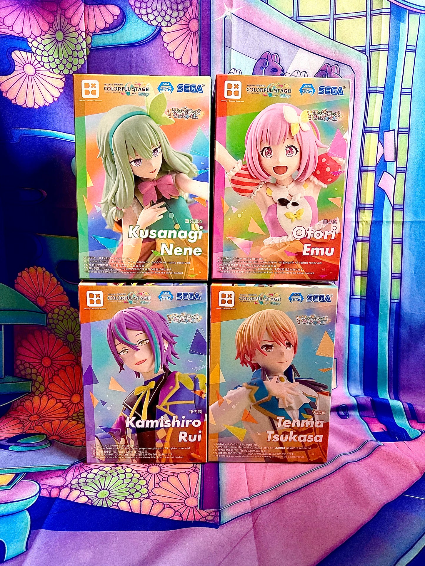 Figure - Wonderlands x Showtime - Project Sekai ft. Hatsune Miku - Sega 16cm - Set of 4