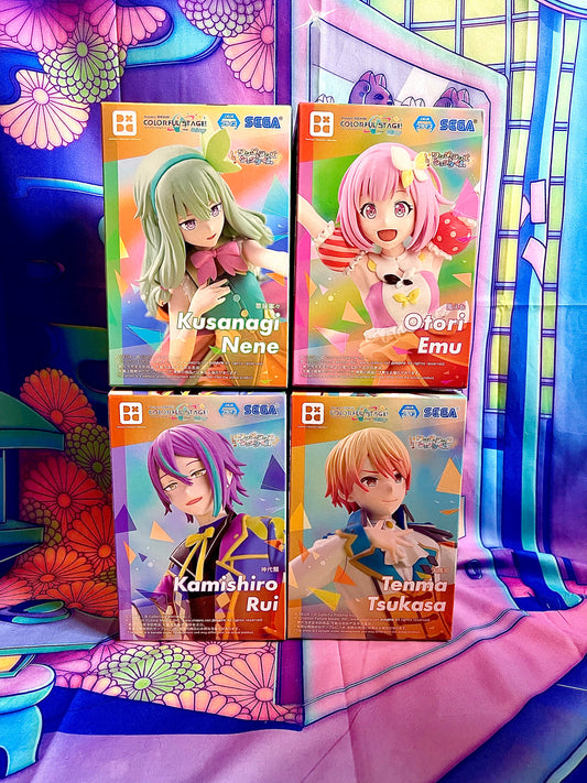 Figure - Wonderlands x Showtime - Project Sekai ft. Hatsune Miku - Sega 16cm - Set of 4
