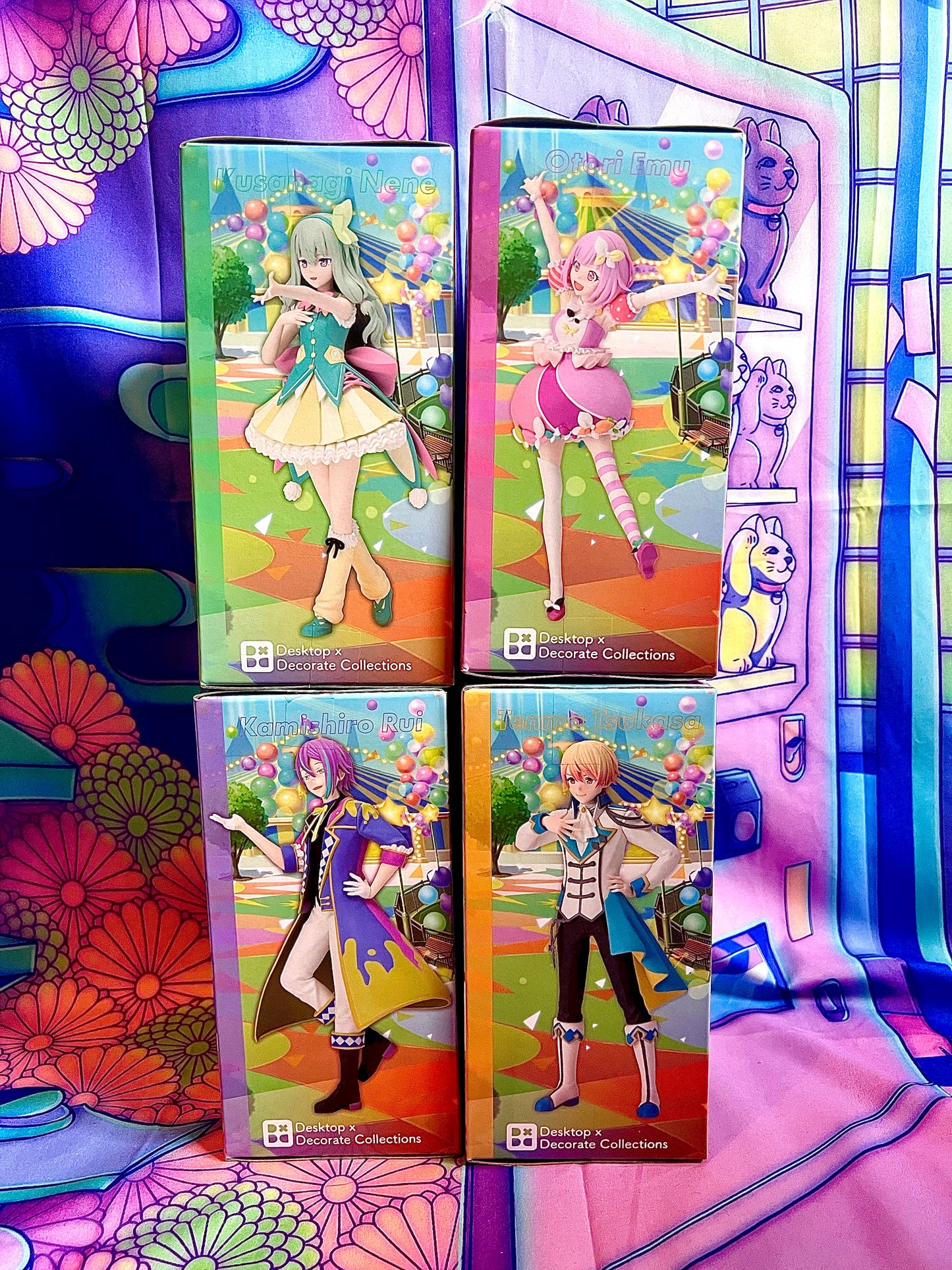 Figure - Wonderlands x Showtime - Project Sekai ft. Hatsune Miku - Sega 16cm - Set of 4