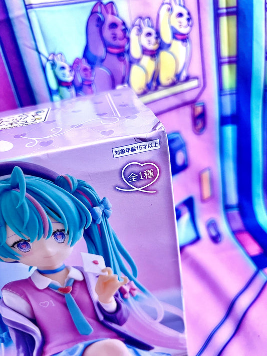Figurine - Hatsune Miku - Noodle Stopper Figure - Love Blazer - 13cm (Damaged box)