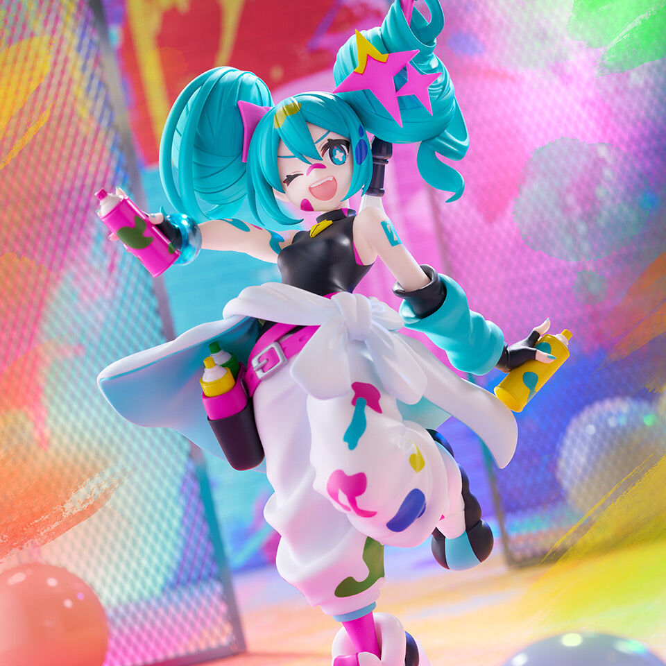 Figurine - Hatsune Miku - Trio-Try-iT Figure - Paint Girl - 23cm