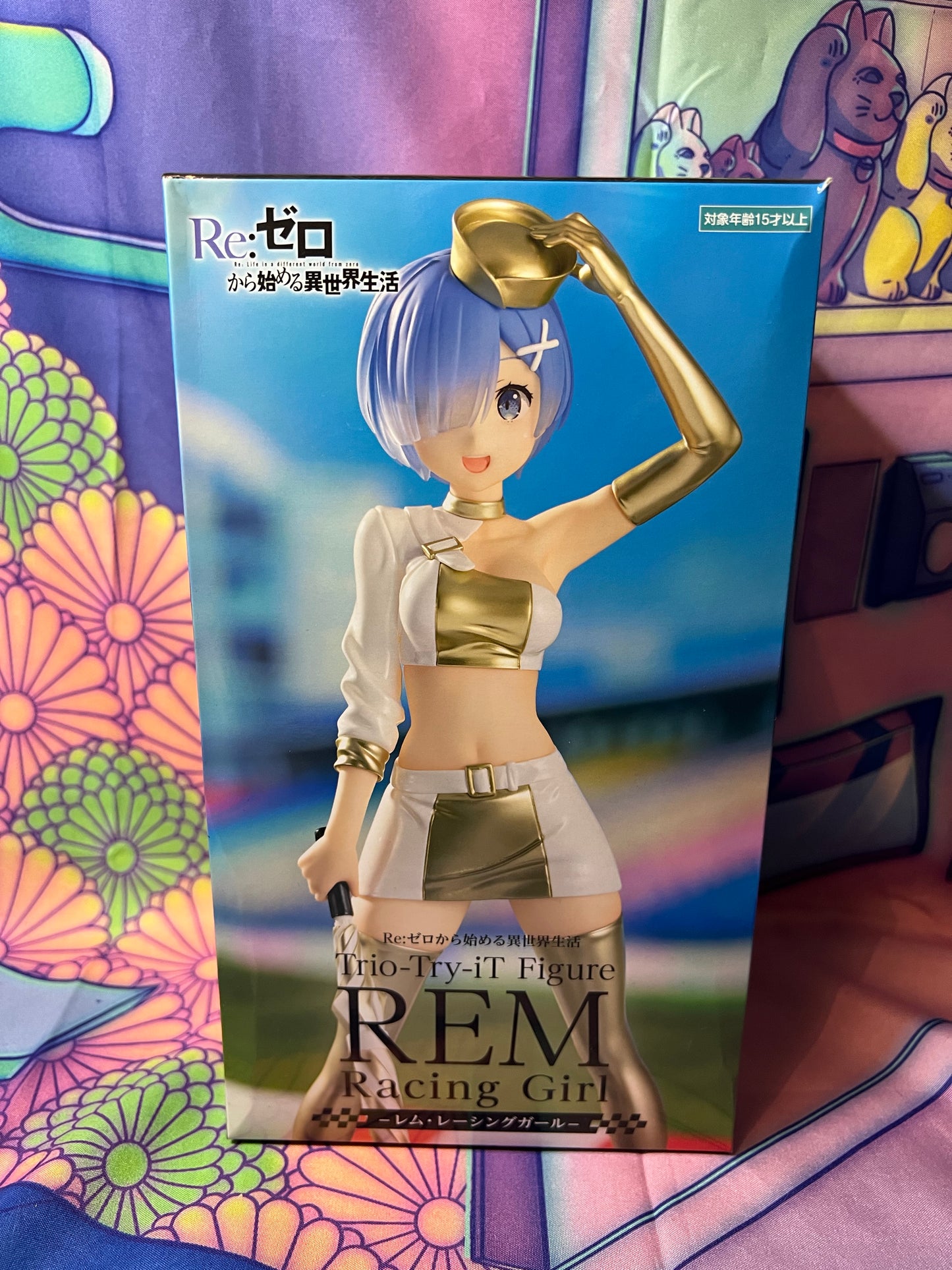 Figurine - Re Zero - Rem - Trio-Try-iT Figure - Racing Girl - FuRyu - Neuve - 21cm