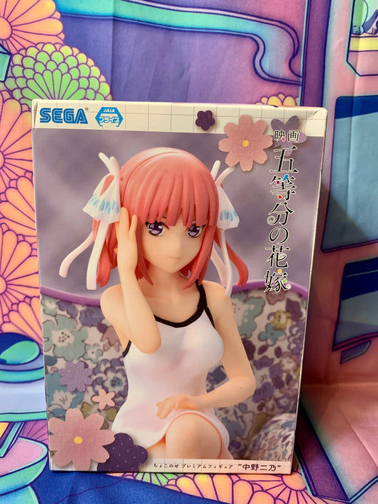 The Quintessential Quintuplets Figurine - Nakano Nino - Premium Chokonose Figure - SEGA - New