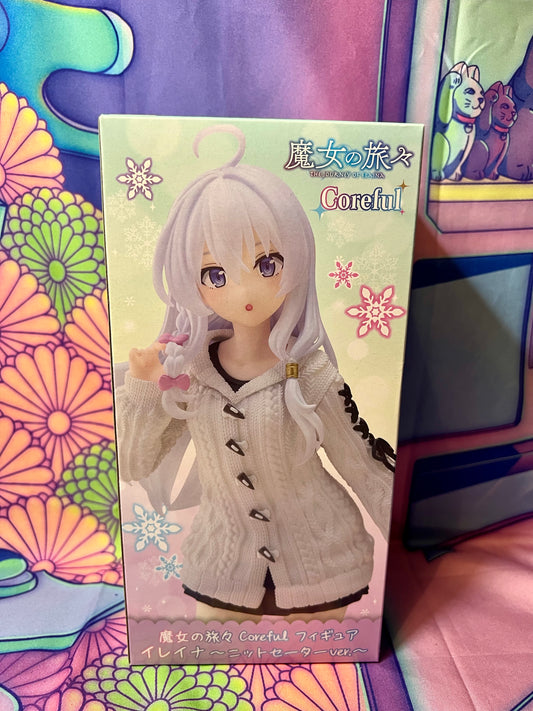 Wandering Witch The Journey of Elaina Figure - Elaina - Coreful Figure - Knit Sweater Ver. - Taito - New