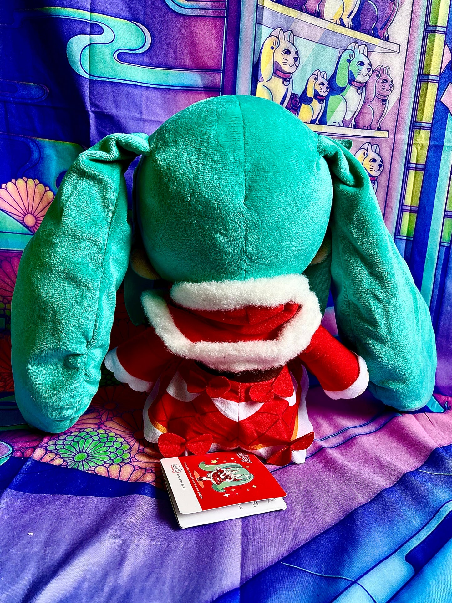 Grosse Peluche / Big Plush Fuwa - Hatsune Miku Christmas 2024 - Sega - 30cm - Neuve