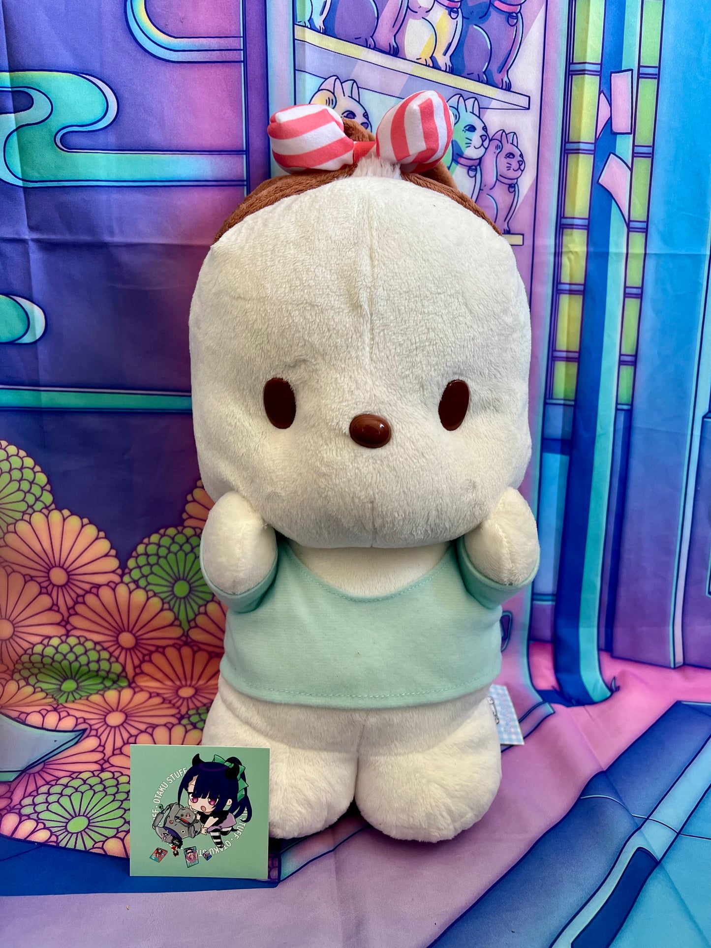 Grosse Peluche / Big Plush - Pochacco Mimi Musubi - Furyu x Sanrio - 40 cm - Neuve